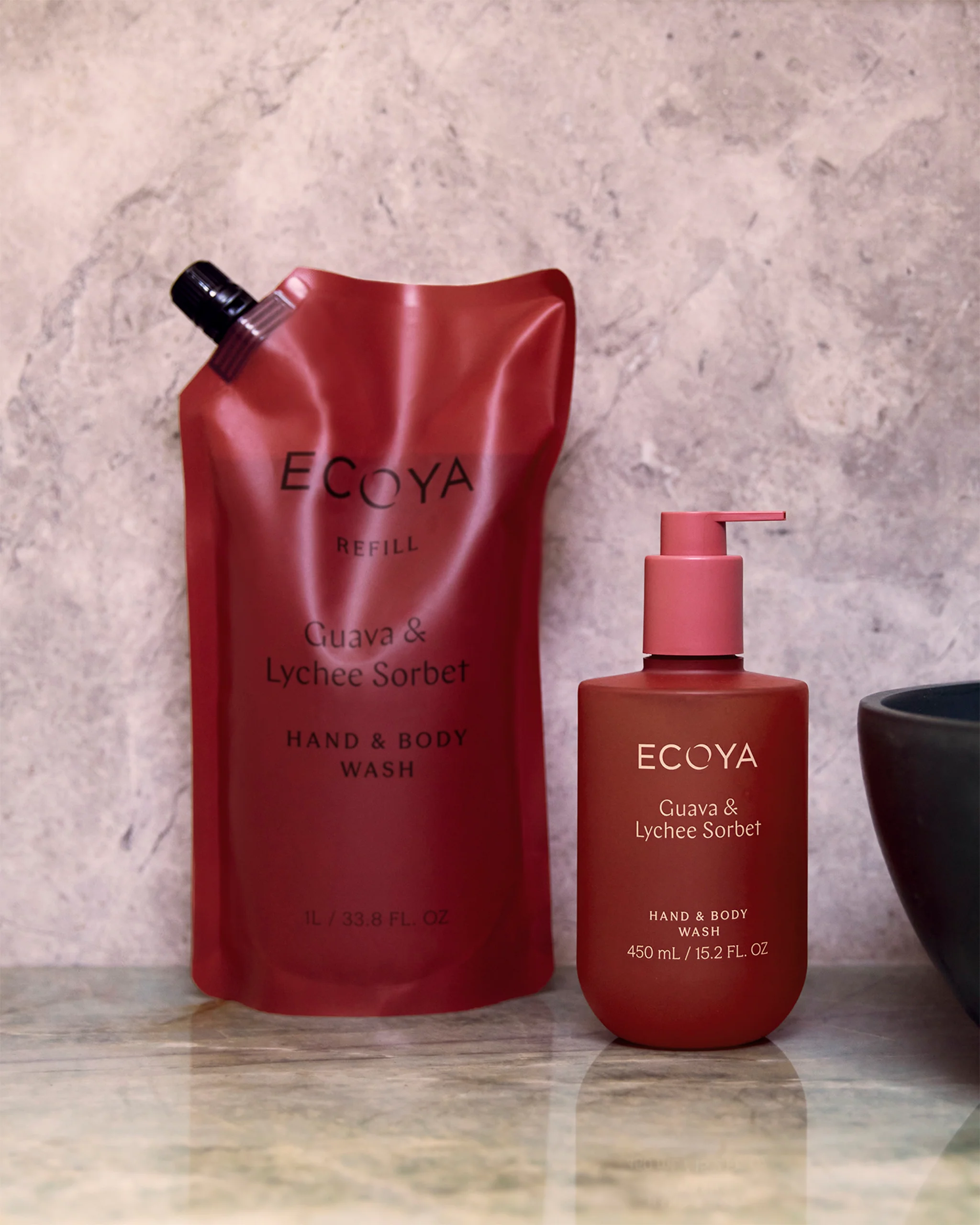 Guava & Lychee Sorbet Hand & Body Wash - Image 5