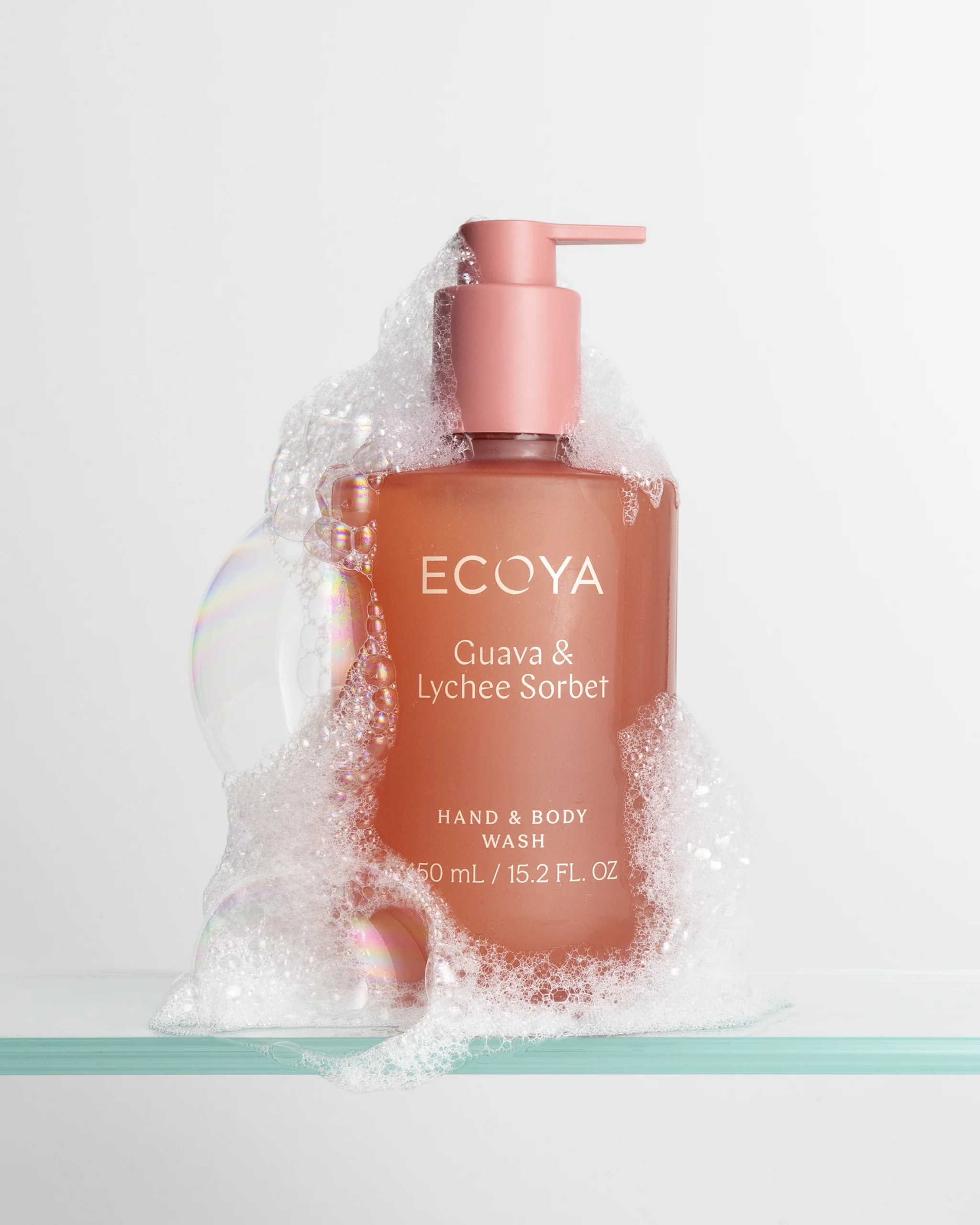 Guava & Lychee Sorbet Hand & Body Wash - Image 6